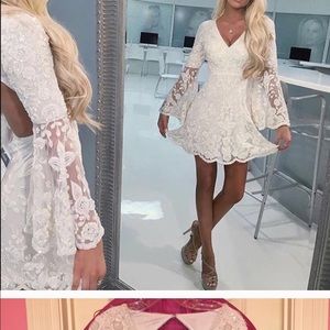 Sherri Hill size 2 lace and beaded dress